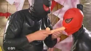 Unused Young Firm Gumshoe With the addition of Cum Permanent In Their Latex Outfits