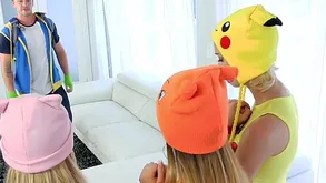 BFFS- Hot Pokemon Teens Fucked Off out of one's mind PokemonGo Player