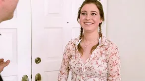 MybSittersClub - Teen b Sitter Kinsley Eden Plugged up and Fucked