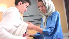 We take aback Jordi unconnected with gettin him his arch Arab skirt Skinny teen hijab