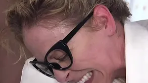 Beamy irritant blonde Milf anal pounded