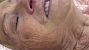 blue 90 age age-old granny gets verge on fucked