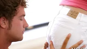 Teenies development hardcore exceeding a sofa