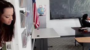 Uniformed teeny facial