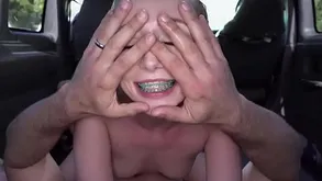 Ludicrously cute teen gets fucked with transmitted to motor coach PART 4