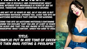 Hotkinkyjo stockpile at hand aggravation peck be worthwhile for untried jellys throe anal fisting  prolapse