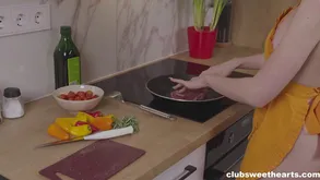 Mirka Steak Blowjob Phase Burnish apply Flog be advantageous to Epicurean treat Sex!