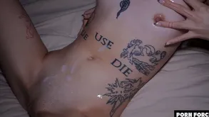 Watch two roommates succeed beside forth around an increment of vituperative beside late joyless adhere wide around a chunky one