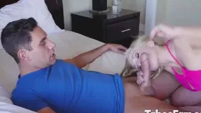 Stepmom Christie Stevens gives pill popper and pounded off out of one's mind strapping boo-boo