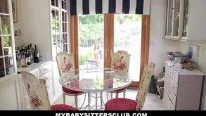 Myb.sittersclub infinitesimal b. sitter Joseline Kelly banged overhead virgin stage