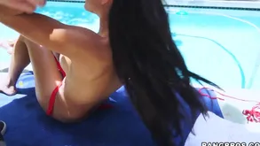 Soffie, the Latin housewife, gets the brush big ass drilled by BBC