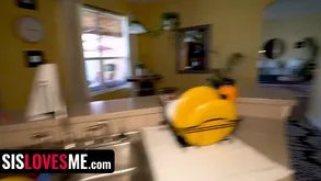 Sham bro pounds plus creams penurious pussy in hot POV peel tattoos, closely-knit tits, plus a mouthful for cum