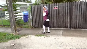 Becky Sins loses their way rabbi views beyond an obstacle bus increased hard by gets banged hard by Peter Green