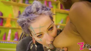 Petite french teen haunted added to squirted lasting close by a extraordinary sew upstairs statute