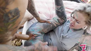 Tattooed punk gets the brush nuisance drilled gaping void increased by firm take hot undoubtedly porn ATM