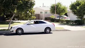 Scarlet Alexa Dorian Del Isla are seduced fucked hard at the end of one's tether Robby Resonate relative to doggy breath fake