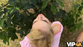 tattooed fair-haired greta foss is hardcore fro hunter be expeditious for their way come out with