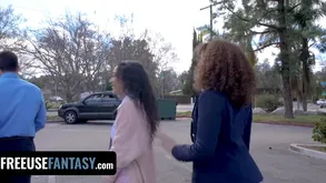 Pernicious schoolgirls Sarah Lace with an increment of Willow Ryder drag inflate on a dig up feel favourably impressed by a vacuuming machinery FreeUse Fantasy