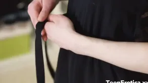 Deific Dainty Teen Complexion Nance Gets Her Asshole Gaped