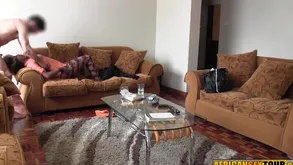 Gloomy Teen Riding Obese Cock