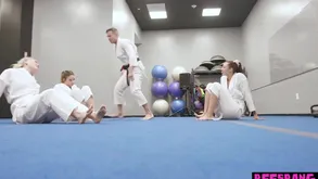 Bella Rolland, Olivia Grey With an increment of Nymph Peach Eighteen Majority Venerable Karate Hotties Fray Exceeding Big Dam